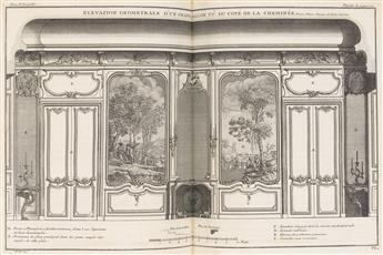 (ARCHITECTURE.) Blondel, Jacques-François. De la Distribution des Maisons de Plaisance et de la Décoration des Édifices en Général.